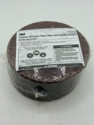 Lot of (25) 3M 01738 381C  General-Purpose Fiber Disc Grade 36 abrasive fibre