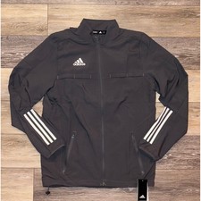 NWT adidas Youth Rink Suit Full Zip Lightweight Track Jacket - Kids' XL - Gray