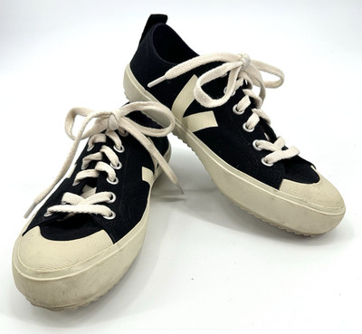VEJA NOVA CANVAS SNEAKERS BLACK PIERRE shoes 5 36 lace up Z5576 casual athletic