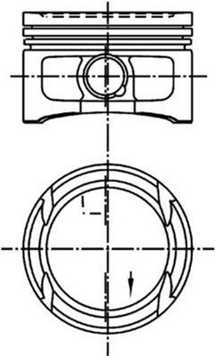 KOLBENSCHMIDT Kolben 99562600 BBY BCA für VW GOLF AFK BBZ AXP AQQ POLO SEAT AFH