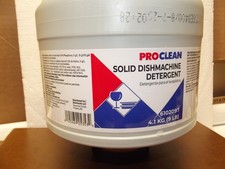 PRO CLEAN BY ECOLAB SOLID Dish Machine Detergent FOOD CLEAN 9 lbs. 6102097 4.1kg