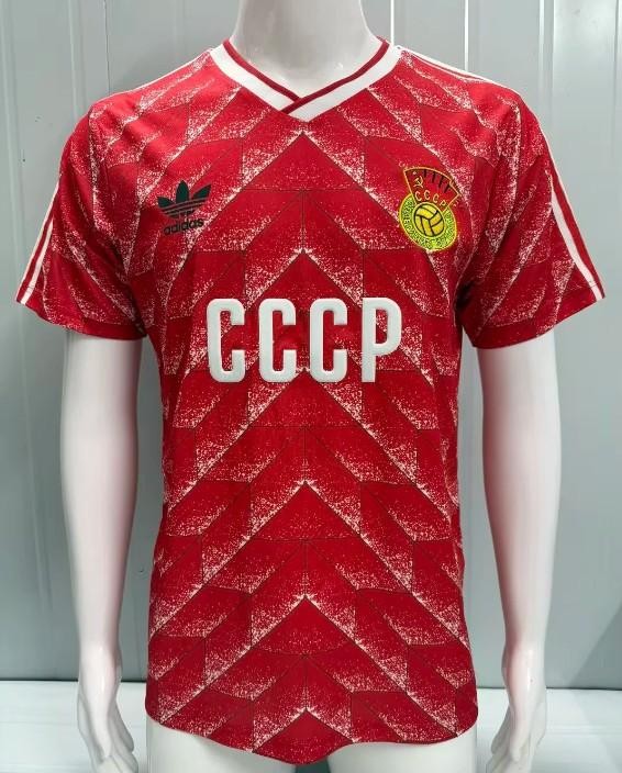 1988-89 soviet union national football team home jersey retro mens soccer