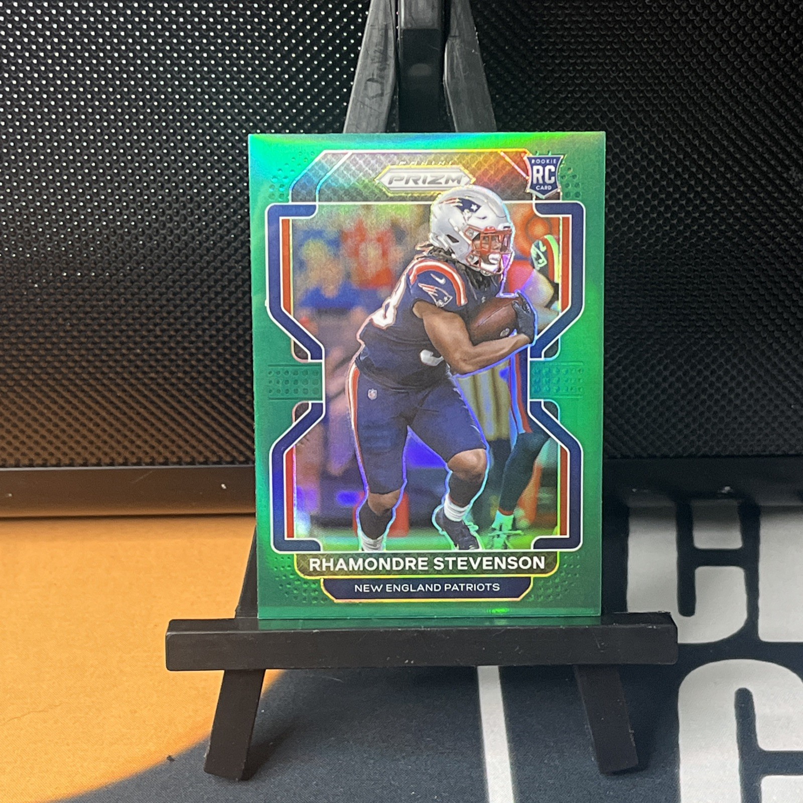 2021 Panini Prizm - Rookie Green Prizm #367 Rhamondre Stevenson (RC) Patriots