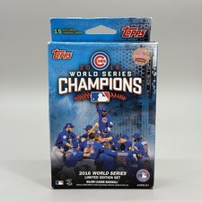 2016 Topps Chicago Cubs World Series CHAMPIONS Factory Sealed Hanger Box Set