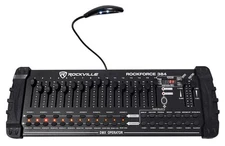 Rockville ROCKFORCE 384 Channel DMX Lighting Controller, MIDI Control, 30 Sc...