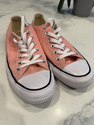 CONVERSE ALL STAR LACE UP SNEAKERS UNISEX MEN'S 5 WOMEN'S 7 PEACH /PINK