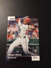 2025 Topps Series 1 - 2024 Greatest Hits James Wood #GH-13 (RC)
