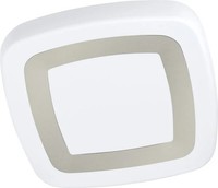 Eglo Led Deckenleuchte Ruidera Weiß Silber 48 X 48 Cm Deckenlampen &