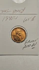 wheat penny 1945S LINCOLN CENT GEM RED BU 1945-S NICE GEM RED UNC LOT #B