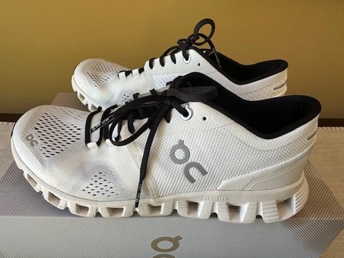 ON CLOUD CLOUD X SNEAKERS SPORTIVE DONNA BIANCHE E NERE TAGLIA 8 - Foto 6 di 7