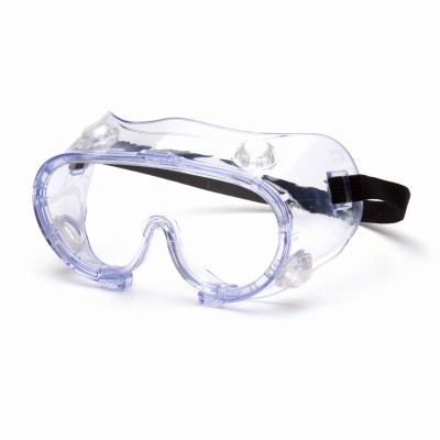 12 Pack Chemical Splash Goggles, Clear Anti-Fog Lens G205T
