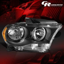 BLACK HOUSING PASSENGER/RIGHT OE STYLE HEADLIGHT FOR 2011-2013 DODGE DURANGO