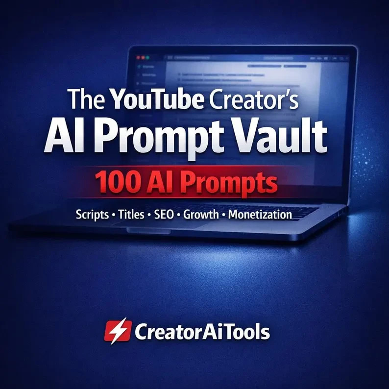 100 Prompts for Scripts, Titles, SEO & Channel Growth - Creator's Vault