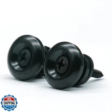 harpfeas 2 PCS Metal Guitar Strap Locks, Mushroom Style Guitar Strap Lock But