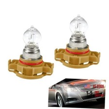 2 Pcs Psx24w Fog Light Bulb Halogen 3200-3500k Clear Uv 2 Pcs Psx24w White