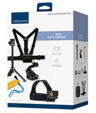Best Buy Insignia NS-GPK23 12-Piece GoPro Accessory Kit for Most GoPro Cameras