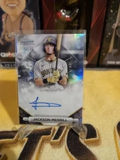 Jackson Merrill 2023 Bowman Sterling - Prospect Auto #PA-JML Padres #/150