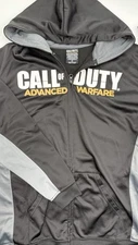 Bio World Call of Duty Advanced Warfare Black & Gray Hooded Full Zip Sz XL (14)