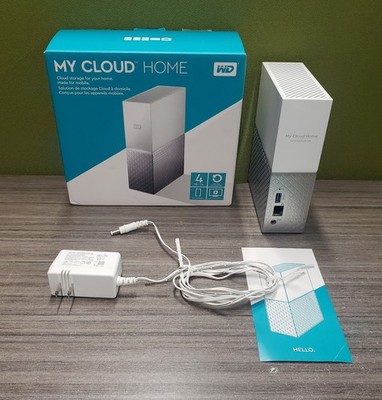 Western Digital WD My Cloud Home WDBVXC0040HWT-NESN 4TB Network Storage in Box