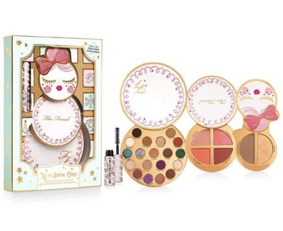 Too Faced LET IT SNOW, GIRL! Makeup (Eye Shadows, Blushes, Mascara, Bronzer) NIB
