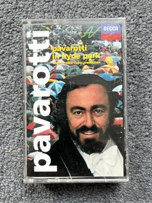 PAVAROTTI PAVAROTTI IN HYDE PARK (130) 16 Track Audio Cassette DECCA
