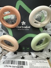 NEW Tommee Tippee Ultra-Light Silicone Pacifier, BPA Free, 0-6m, 4 Count