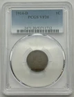 1914-D 1c Lincoln Cent, PCGS VF20, Key Date Denver Penny.