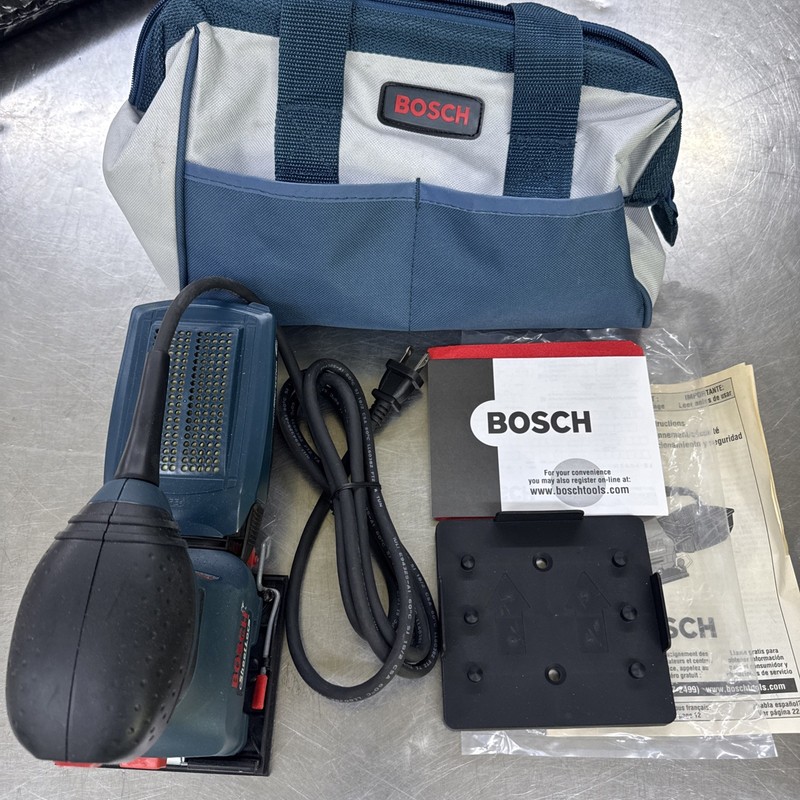 BOSCH 1297D Sander With Bag. NEW!