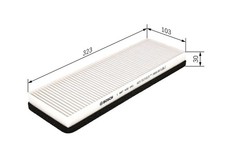 Innenraumfilter BOSCH 1 987 432 041 Partikelfilter für PEUGEOT 7E N5 N3 7D 306