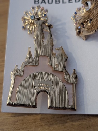 Walt Disney World 50th Anniversary Castle by Baublebar Earrings READ - Picture 8 of 9