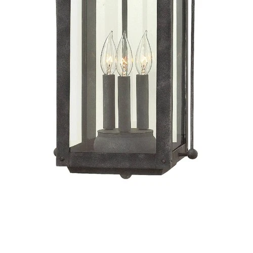 Anchorage 23 3/4" High Aged Zinc Outdoor Hanging Lantern - Picture 3 of 10