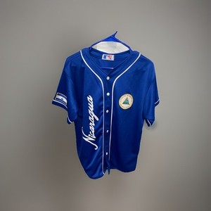 Republic Of Nicaragua Baseball Jersey - L - NWOT