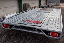 SAS Brian James Autotransporter Rampenschloss T4 T6 Anh&auml;nger Rampe Sicherheit Neu