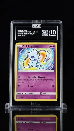 Shining Mew 40/73 Shining Legends Shiny Rare Tag 10 Cert - W8696381
