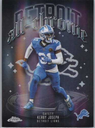 Kerby Joseph All-Chrome Team Refractor 2025 Topps Chrome #ACT-23 Detroit Lions