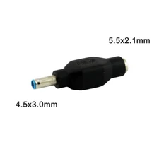 DC Power Adapter 5.5x2.1mm Female To 4.5x3.0mm Male Plug for HP Ultrabook Laptop