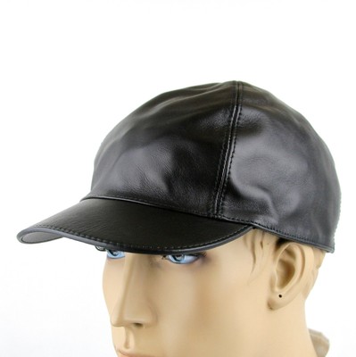 gucci leather baseball cap