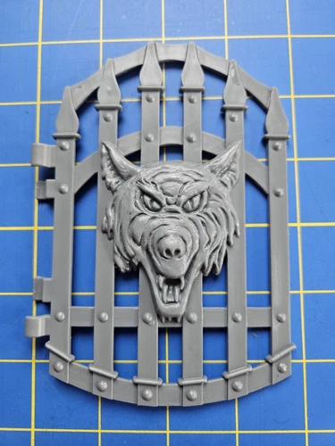 Vintage He-Man MOTU Masters Of The Universe Snake Mountain Gate/Door Replacement