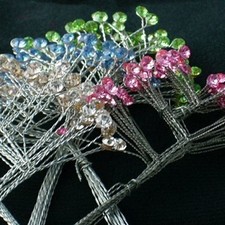 12 Rhinestone Sprays Diamonds Choose Color 