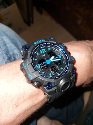 Skmei Mudmaster: G Shock Style Military Watch Tough WR Tested-New