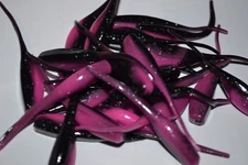 2" STINGER SHAD 25 PACK MIDNIGHT GHOST CRAPPIE JIGS LURES BABY SHAD SS21