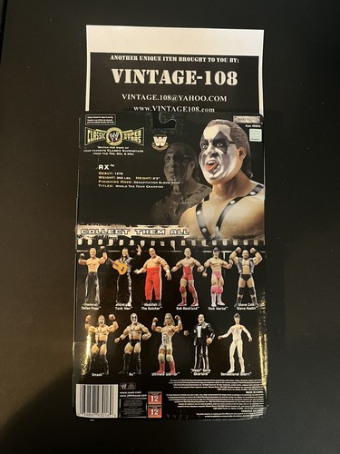 WWF WWE DEMOLITION AX CLASSIC SERIES 14 JAKKS WRESTLING FIGURE Opened Signed - Picture 2 of 3