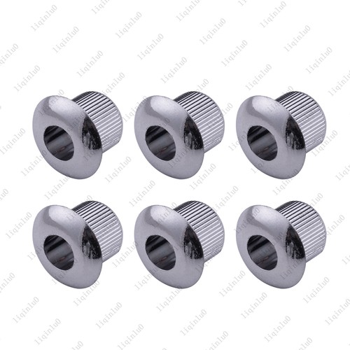 Set of 6 Plastic Vintage/Modern 6mm to 10mm Guitar Semi-closed Tuner Bushings - Picture 8 of 8