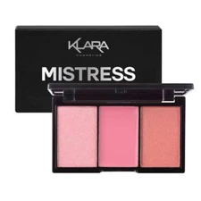 Klara Cosmetics-Mistress - 3 Shade Contour Blush Highlight Eyeshadow Palette AU