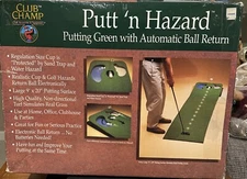 Vintage Club Champ Putt N Hazard Putting Green Excellent Condition Works Great!