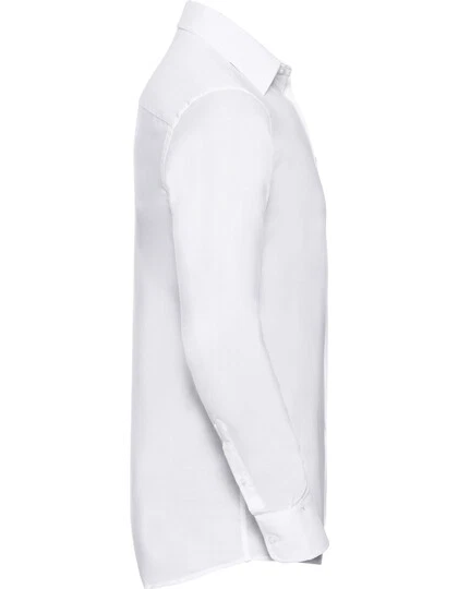 Sp Camicia Uomo Maniche Lunghe Kent Colletto Pflegeleicht Bianco 2XL 45/46 Slim - Immagine 4 di 4