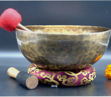 Full moon Singing bowl-12 inches Diameter-7 Chakra Healing-Meditation-yoga-Nepal
