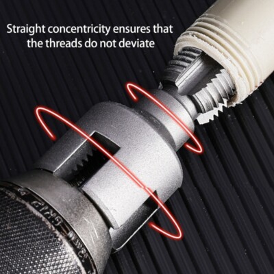Internal/External Thread Opener Threading Maker Tool with 1/2'' 3/4'' Dies 1 Pair