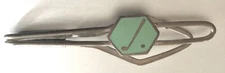 Vintage Tie Bar Clasp: Golf Golfer Theme; Enameled Emblem Golf Club & Ball