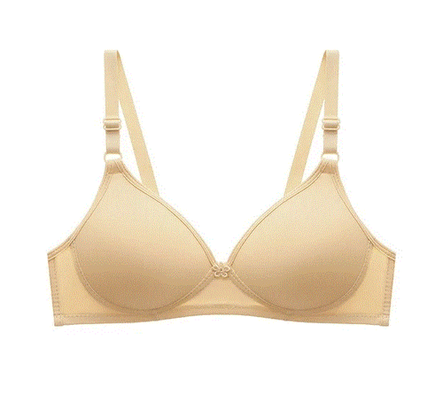 Bras for Women's, Loopsun Women's Bra Solid Wire Free Underwear One-Piece Bra - Picture 7 of 12